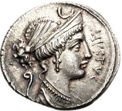 Faustus Cornelius Sulla 56 BCE denarius Rome Mint CNG